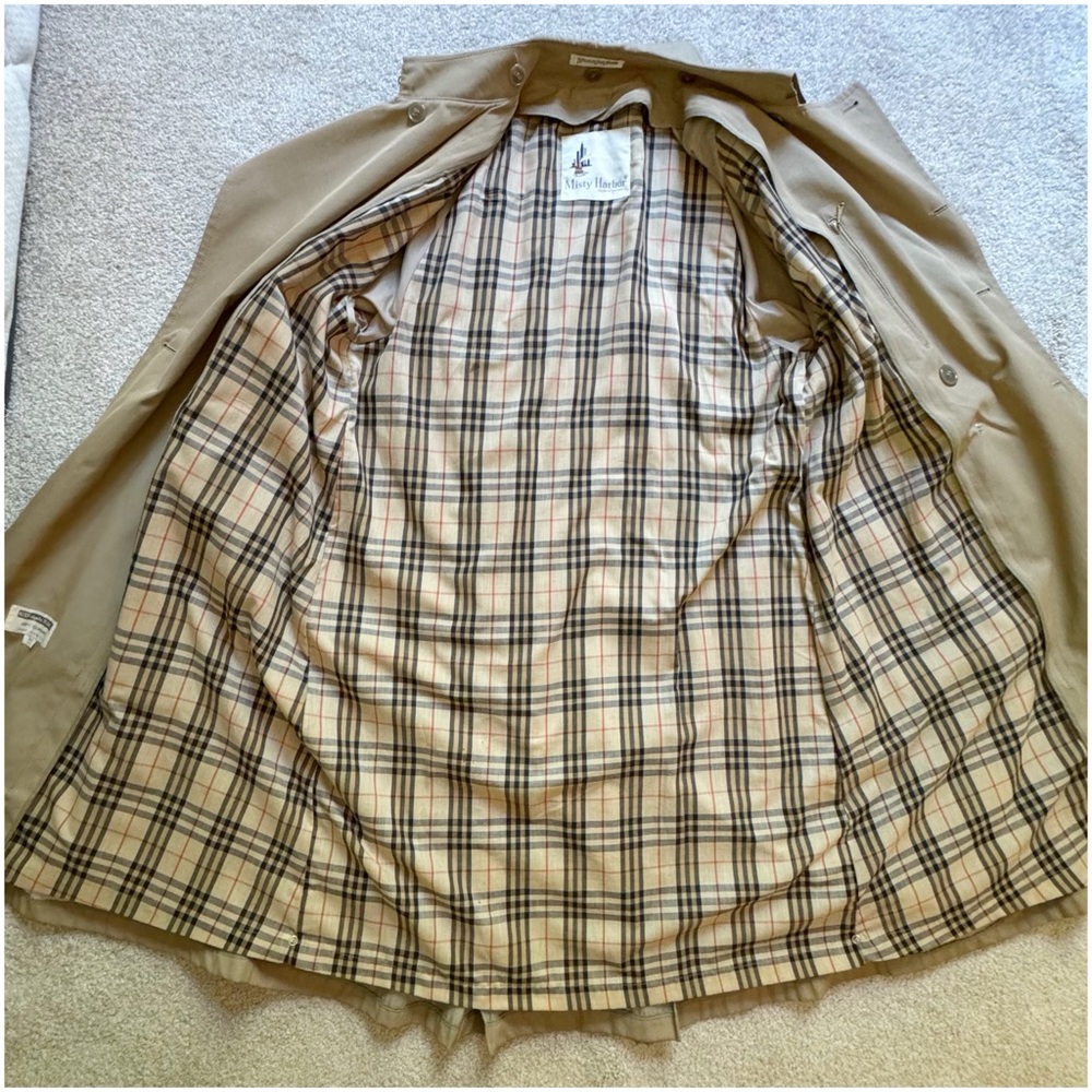 Vintage Trench Coat 42 Regular - Picture 10 of 16